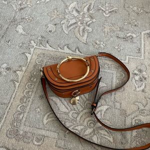 burnt orange crossbody bag